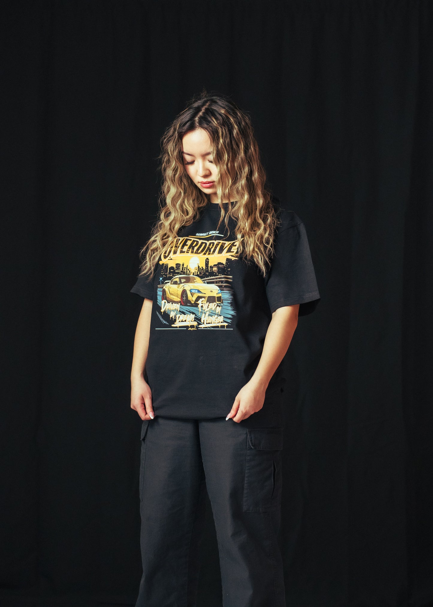 JDM Coupes Collection Toyota Supra A90 Black T Shirt