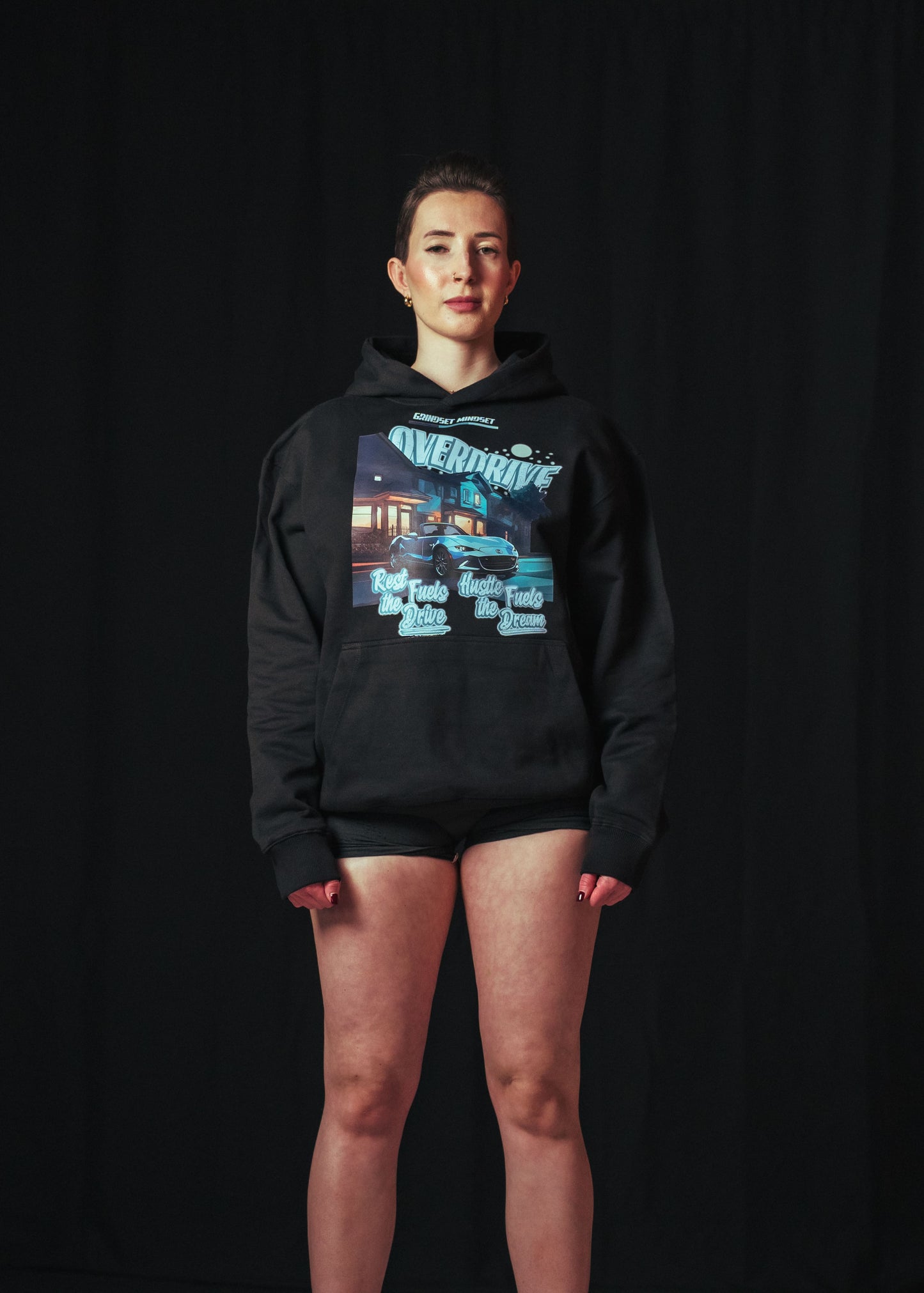 JDM Coupes Collection Mazda Miata MX5 Black Hoodie