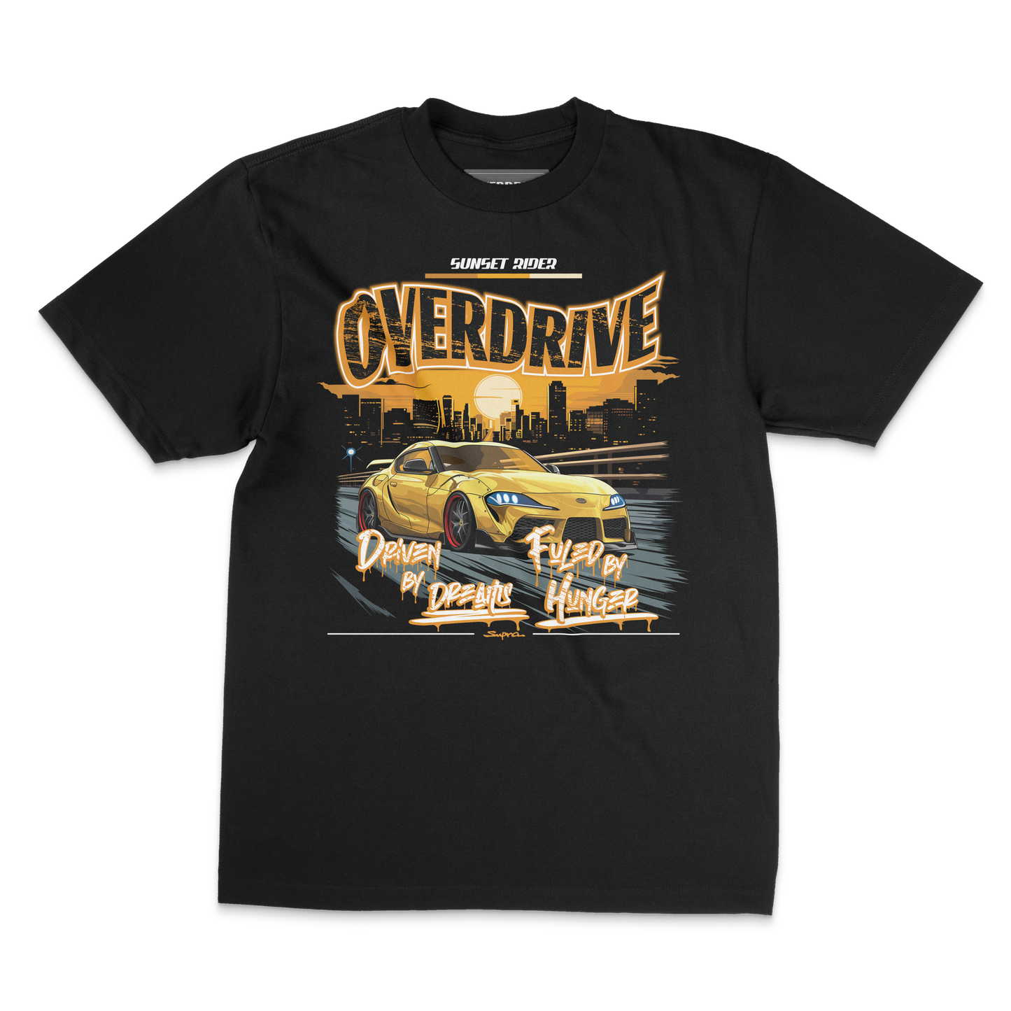 JDM Coupes Collection Toyota Supra A90 Black T Shirt