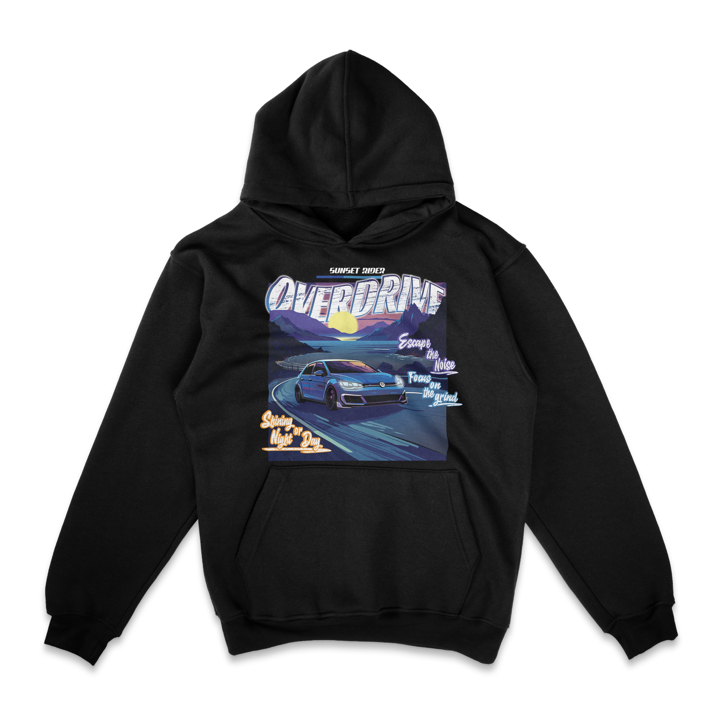 Euro Collection Volkswagen Golf R Black Hoodie