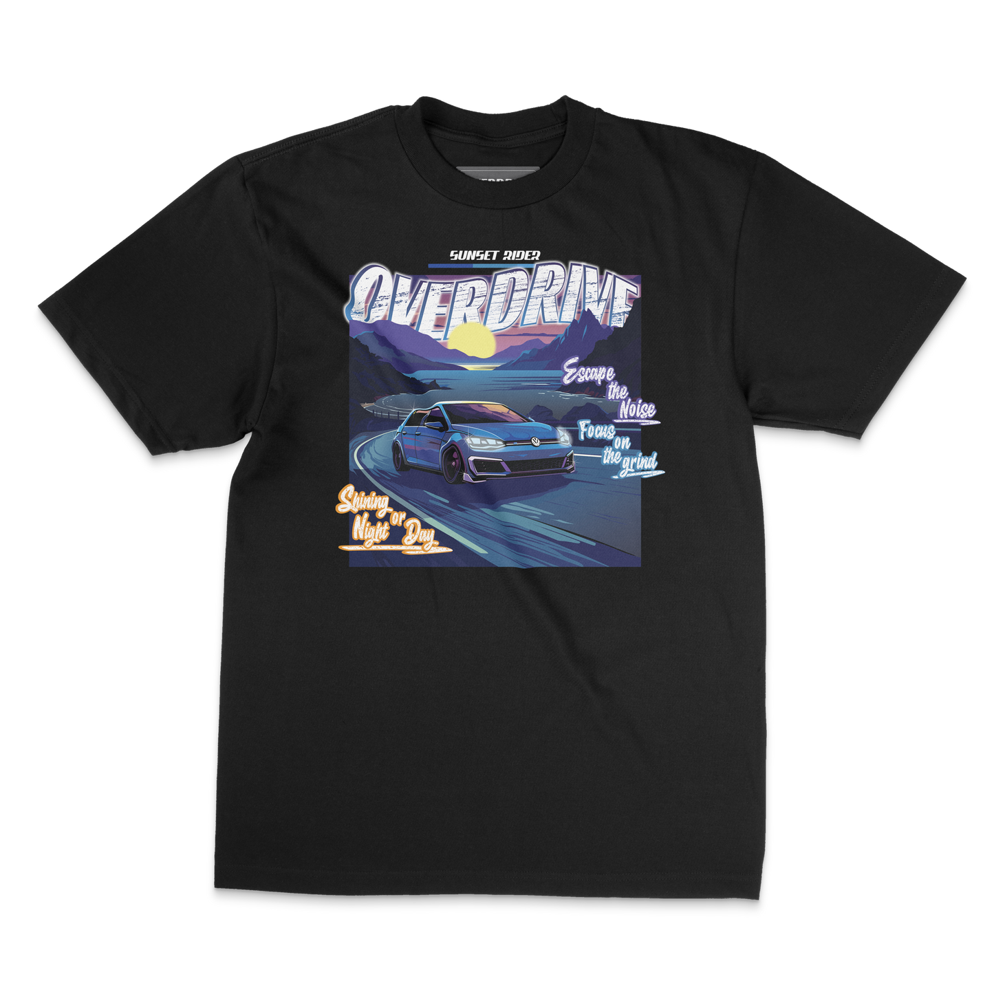 Euro Collection Volkswagen Golf R Black T Shirt