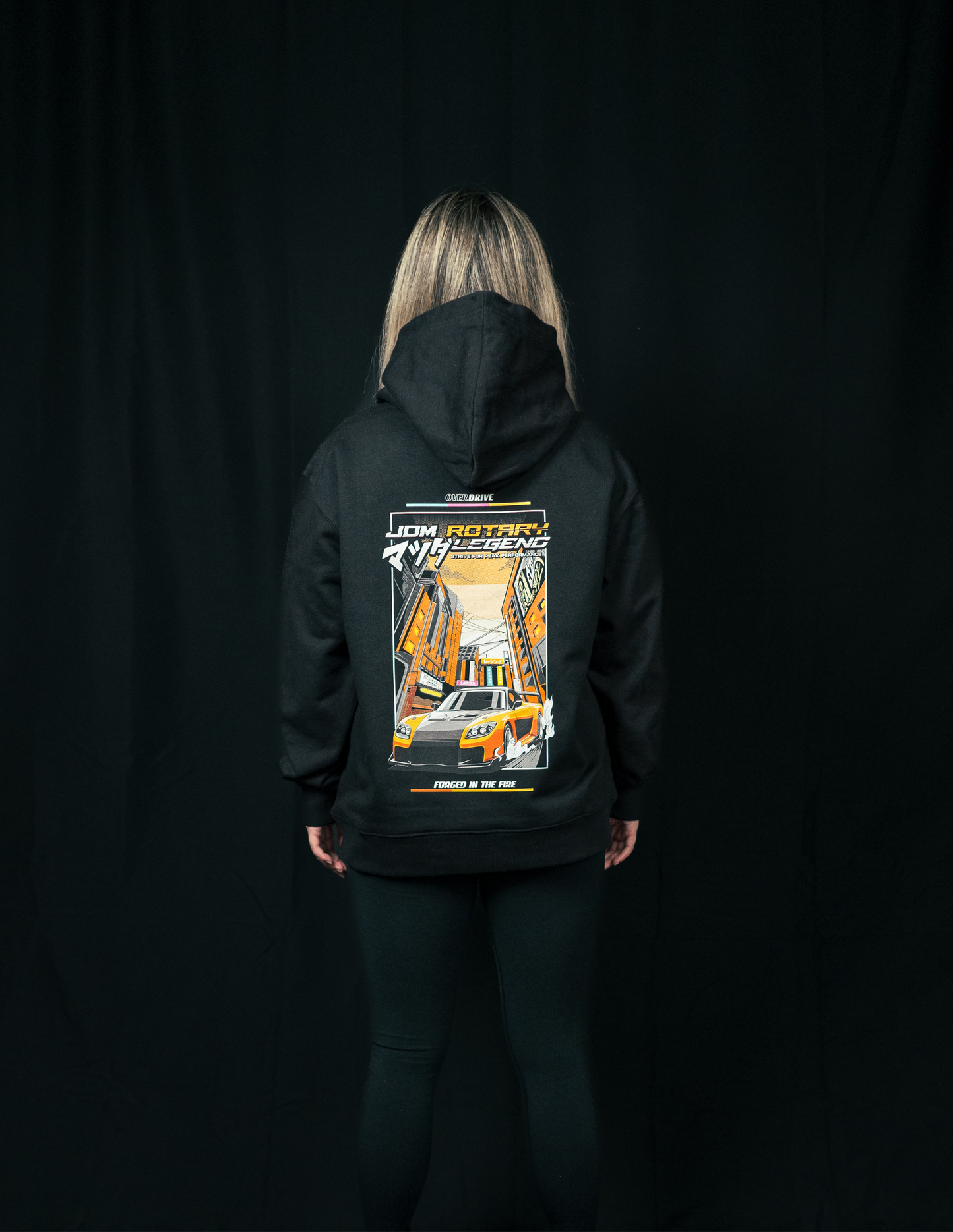 Opening Collection Mazda RX7 Black Hoodie