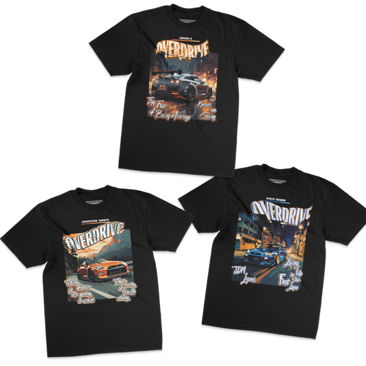 GTR Collection T shirts 3 pack